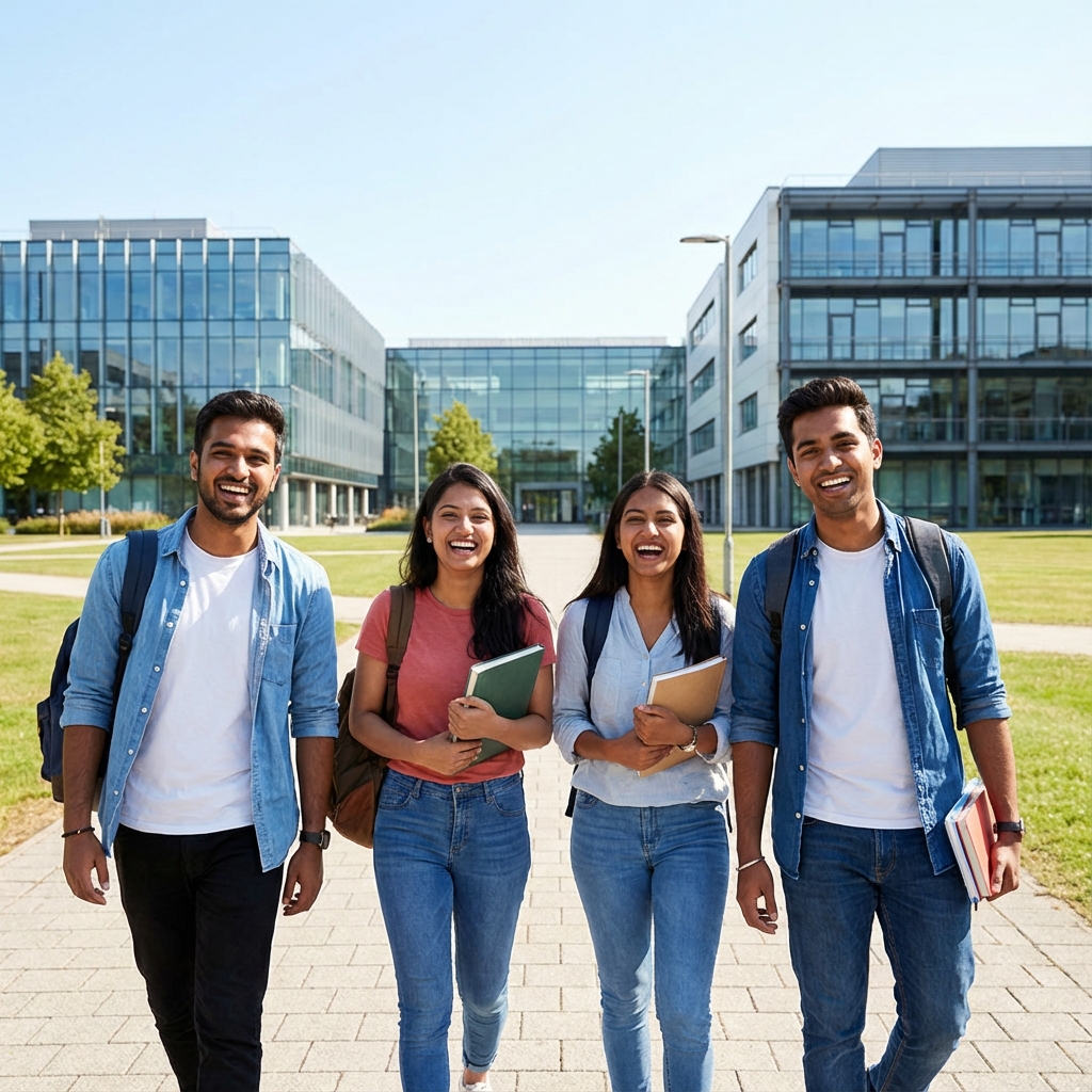 Students Learning in Campus